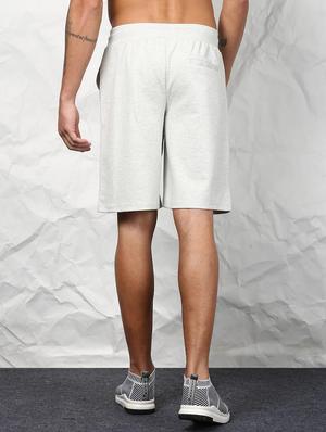 grey cotton blend shorts - 15730850 - Standard Image - 3