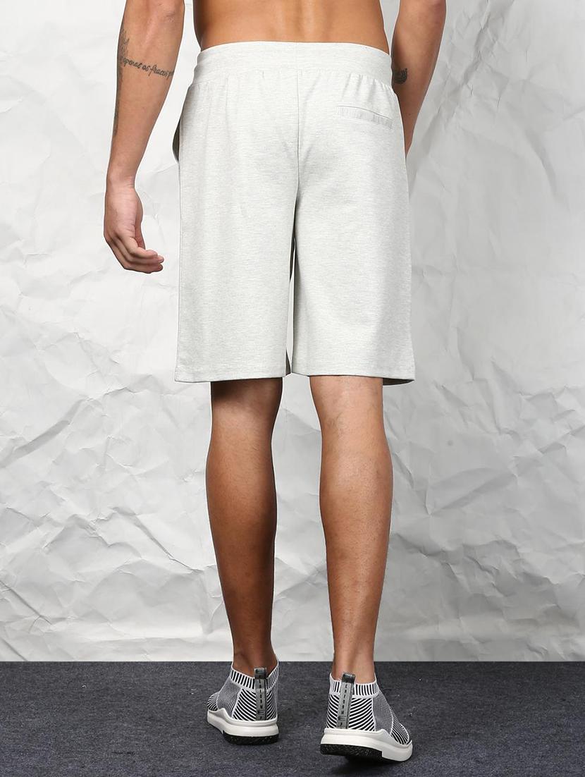 grey cotton blend shorts - 15730850 - Zoom Image - 3