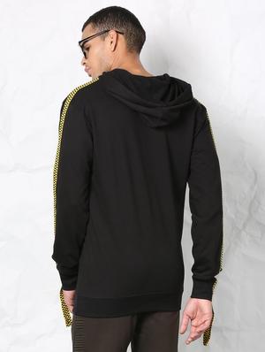 black cotton sweatshirt - 15730859 - Standard Image - 3