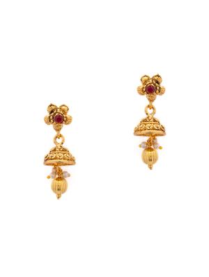 gold metal necklaces and earring - 15731216 - Standard Image - 3