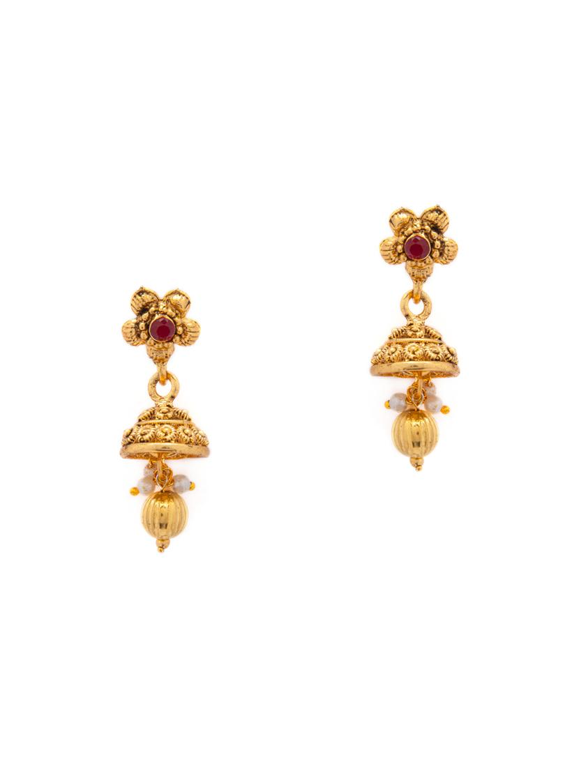 gold metal necklaces and earring - 15731216 - Zoom Image - 3