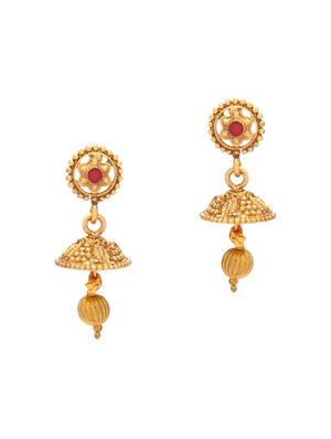 gold metal necklaces and earring - 15731217 - Standard Image - 3
