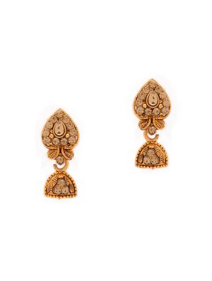 gold metal necklaces and earring - 15731225 - Standard Image - 3