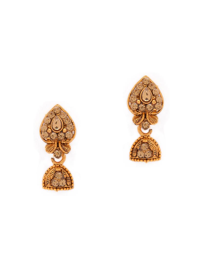 gold metal necklaces and earring - 15731225 - Zoom Image - 3