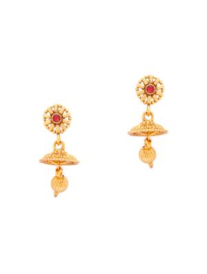 gold metal necklaces and earring - 15731226 - Standard Image - 3