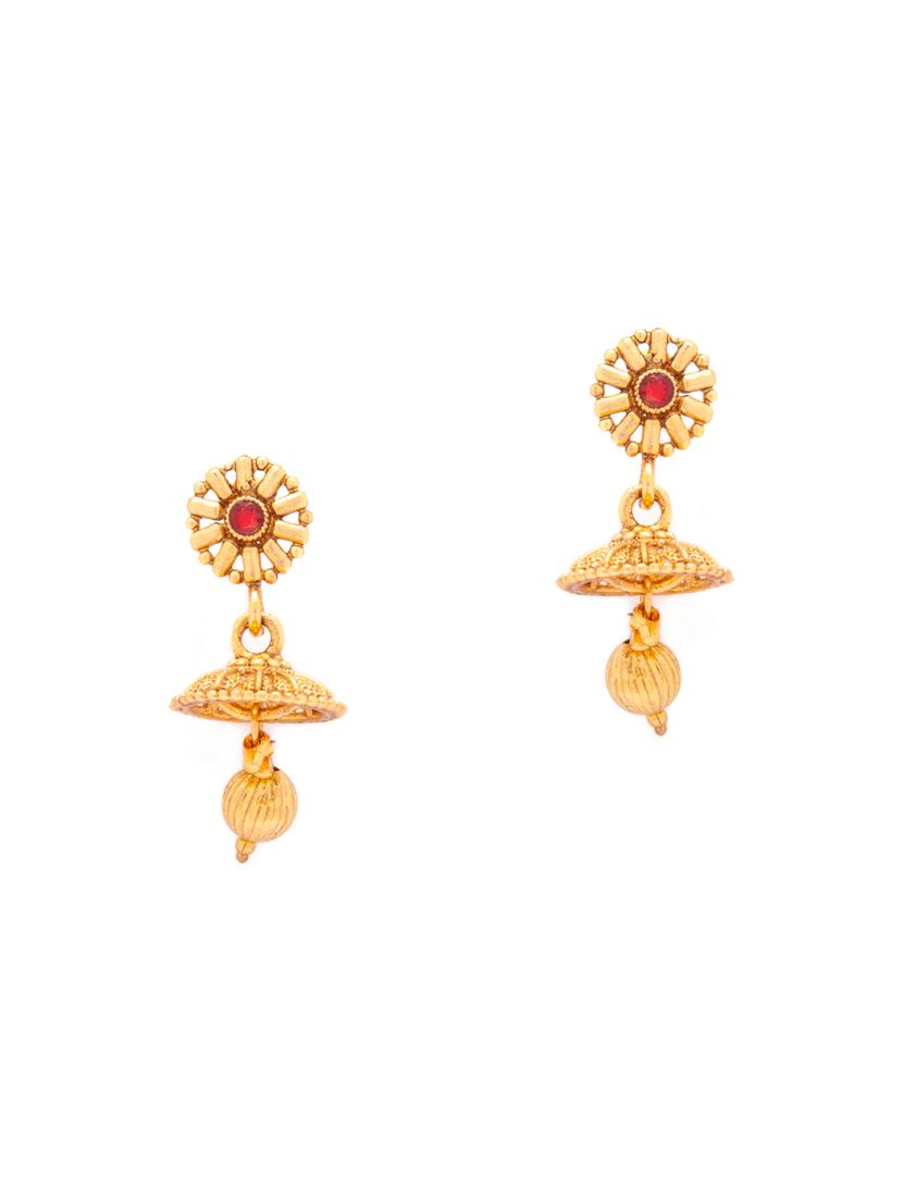 gold metal necklaces and earring - 15731226 - Zoom Image - 3