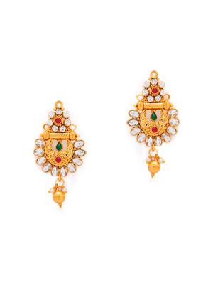 Gold Tone Necklace & Earrings Set - 15731233 - Standard Image - 3