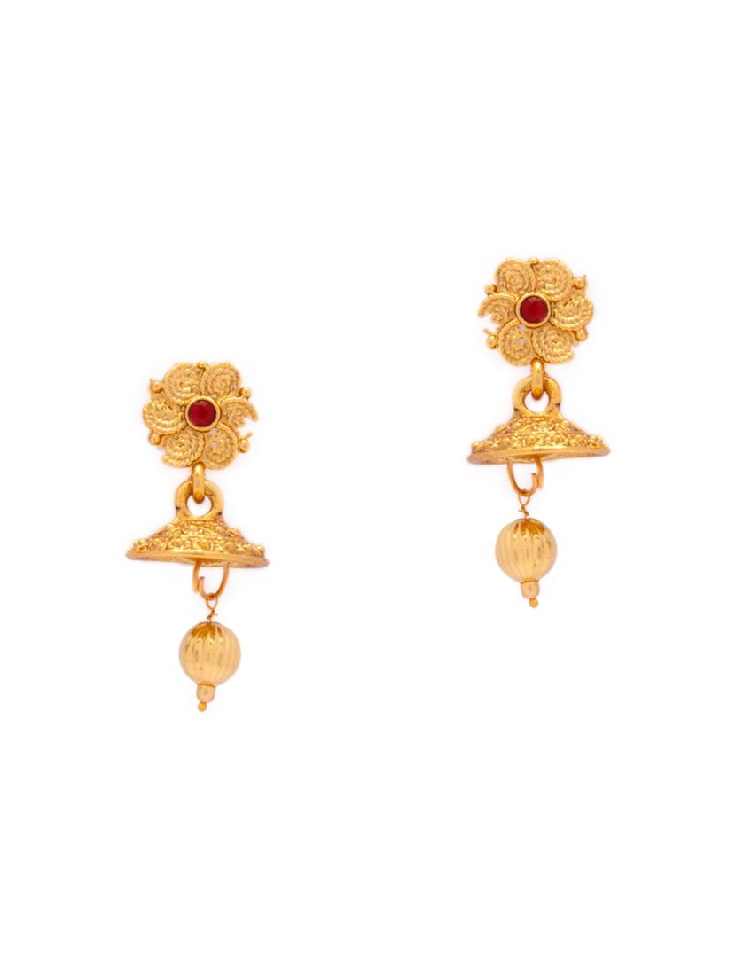 Gold Tone Necklace & Earrings Set - 15731234 - Zoom Image - 3