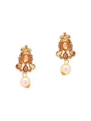 Gold Tone Necklace & Earrings Set - 15731250 - Standard Image - 3