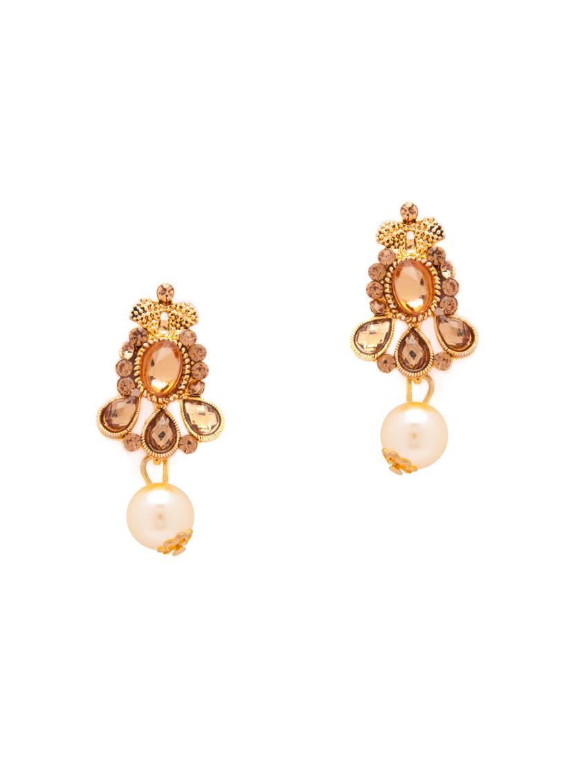 Gold Tone Necklace & Earrings Set - 15731250 - Zoom Image - 3