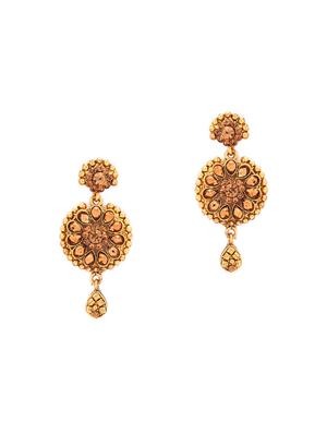Gold Tone Necklace, Earrings & Maangteeka Set - 15731257 - Standard Image - 3