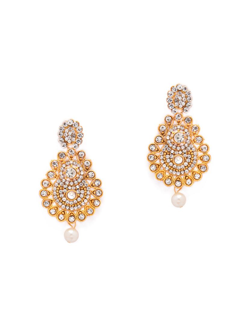 Gold Tone Necklace & Earrings Set - 15731258 - Zoom Image - 3