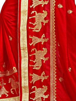 conversational embroidered saree with blouse - 15731417 - Standard Image - 3