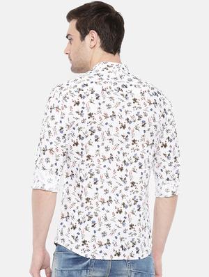 white cotton casual shirt - 15731558 - Standard Image - 3