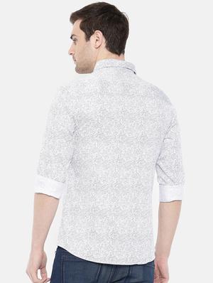 white cotton casual shirt - 15731568 - Standard Image - 3