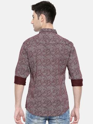 red cotton casual shirt - 15731569 - Standard Image - 3
