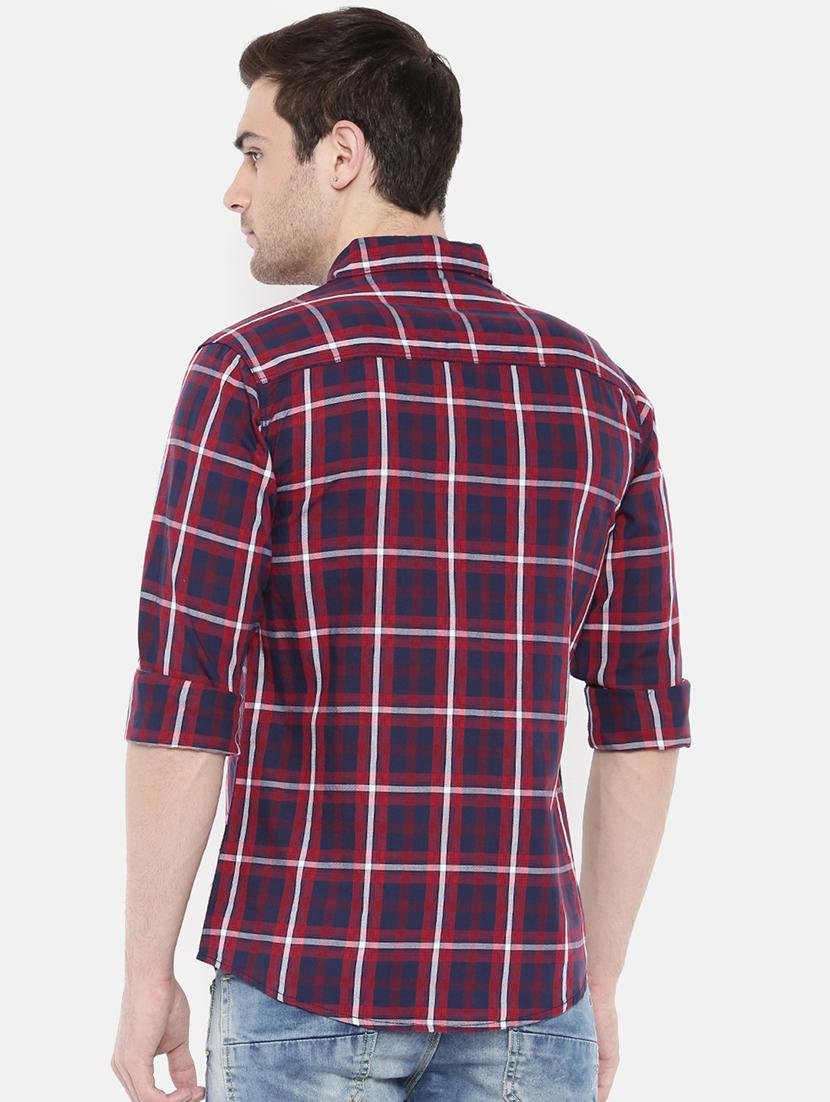 multicolor cotton casual shirt - 15731603 - Zoom Image - 3
