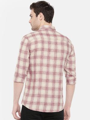 red cotton casual shirt - 15731615 - Standard Image - 3
