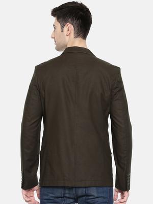 grey cotton single breasted blazer - 15731675 - Standard Image - 3