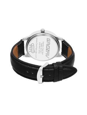 Round dial analog watch (910101BK) - 15731690 - Standard Image - 3