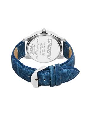 Round dial analog watch (910101BL) - 15731697 - Standard Image - 3
