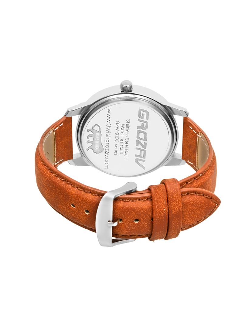 Round dial analog watch (910105WT) - 15731739 - Zoom Image - 3