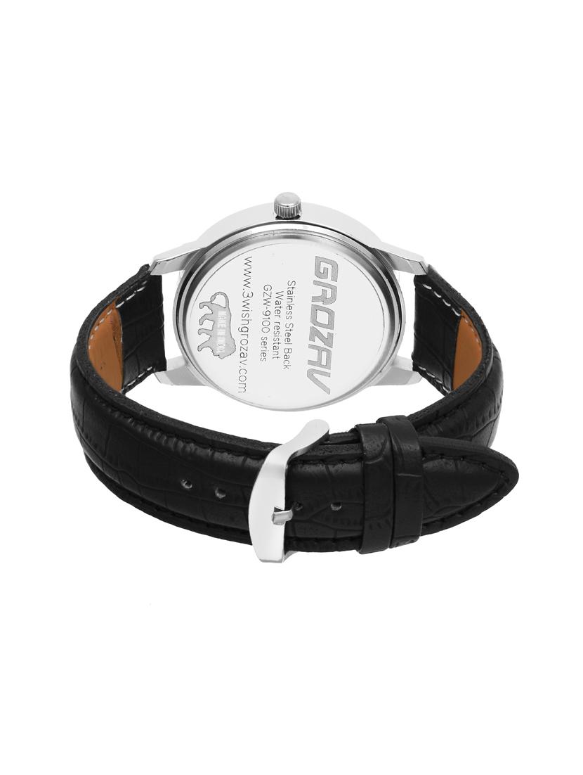 Round dial analog watch (910106WT) - 15731743 - Zoom Image - 3