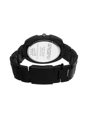 Round dial analog watch (910601BK) - 15731757 - Standard Image - 3