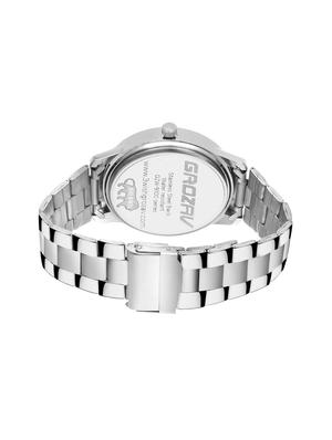 Round dial analog watch (910104BK) - 15731774 - Standard Image - 3