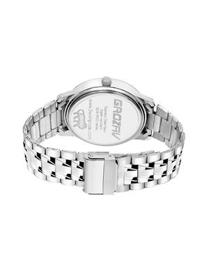 Round dial analog watch (910105WT) - 15731776 - Standard Image - 3