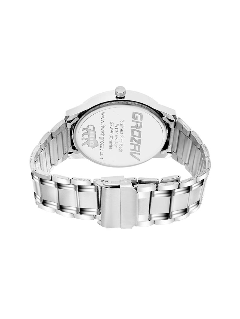 Round dial analog watch (910106WT) - 15731780 - Zoom Image - 3