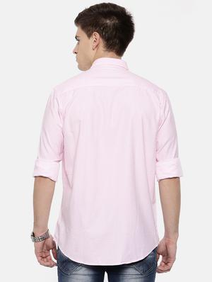 pink cotton casual shirt - 15731804 - Standard Image - 3