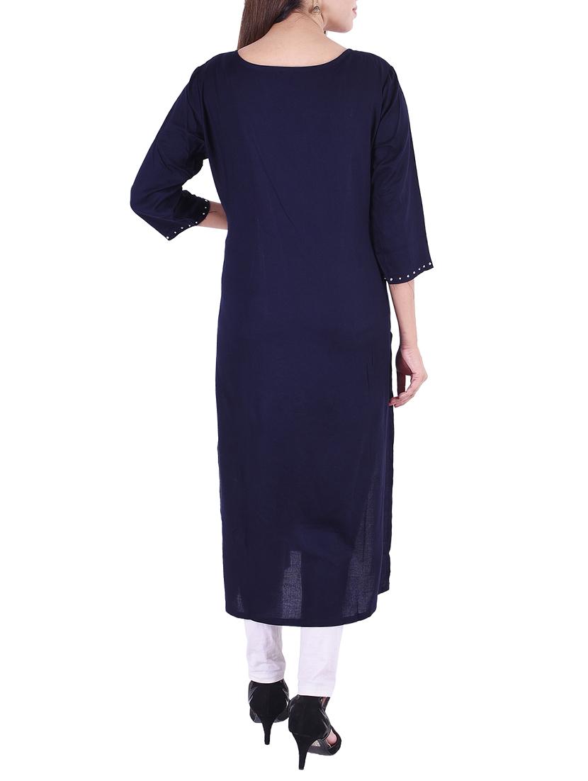 Sequin straight kurta - 15731814 - Zoom Image - 3