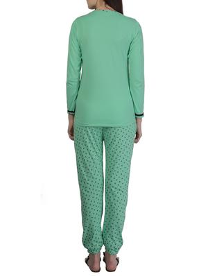 printed nightwear pajama set - 15732998 - Standard Image - 3