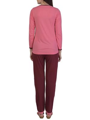 printed nightwear pajama set - 15733000 - Standard Image - 3