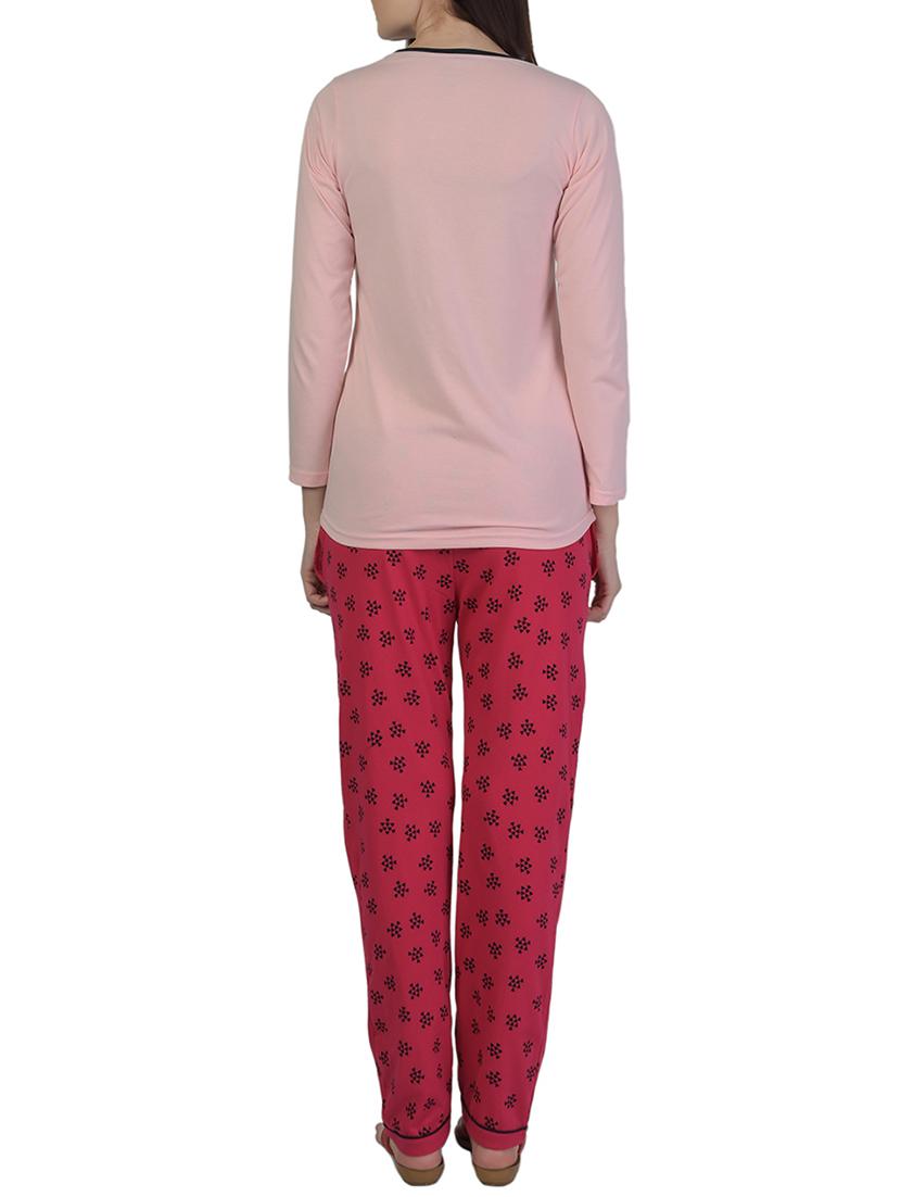 printed nightwear pajama set - 15733006 - Zoom Image - 3