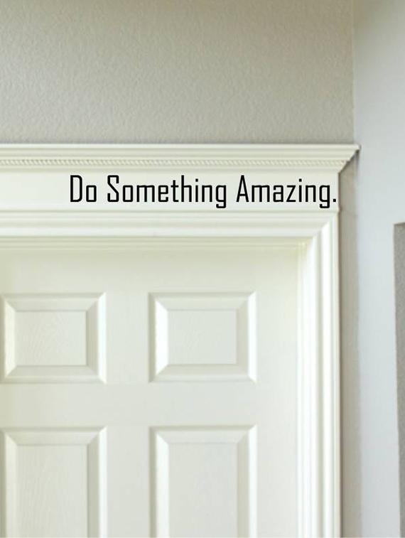 Rawpockets Wall Decals ' Do Something Amazing ' Wall stickers (PVC Vinyl) Multicolour - 15733867 - Zoom Image - 3