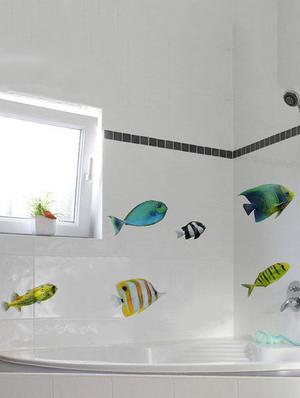 Rawpockets Wall Decals ' Colorful Fish ' Wall stickers (PVC Vinyl) Multicolour - 15733885 - Standard Image - 3