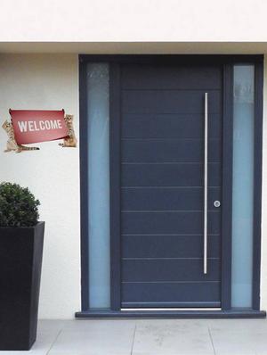 Rawpockets Wall Decals ' Welcome by Cats ' Wall stickers (PVC Vinyl) Multicolour - 15733899 - Standard Image - 3