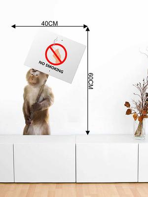 Rawpockets Wall Decals ' No Smoking ' Wall stickers (PVC Vinyl) Multicolour - 15733912 - Standard Image - 3