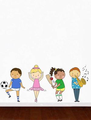 Rawpockets Wall Decals ' Kids Fun Activity ' Wall stickers (PVC Vinyl) Multicolour - 15733929 - Standard Image - 3
