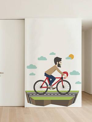 Rawpockets Wall Decals ' Funny Creative Cartoon ' Wall stickers (PVC Vinyl) Multicolour - 15734071 - Standard Image - 3