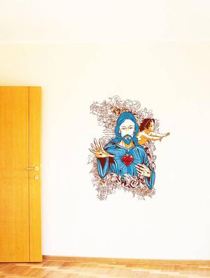 Rawpockets Wall Decals ' Lord Jesus Christ ' Wall stickers (PVC Vinyl) Multicolour - 15734106 - Standard Image - 3