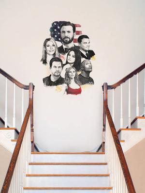 Rawpockets Wall Decals ' Hollywood Movie Stars ' Wall stickers (PVC Vinyl) Multicolour - 15734118 - Standard Image - 3
