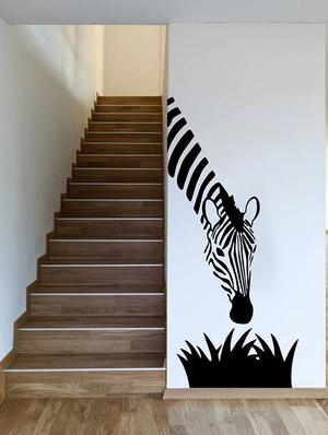 Rawpockets Wall Decals ' Zebra? ' Wall stickers (PVC Vinyl) Multicolour - 15734210 - Standard Image - 3