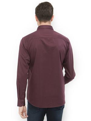 brown cotton casual shirt - 15734539 - Standard Image - 3