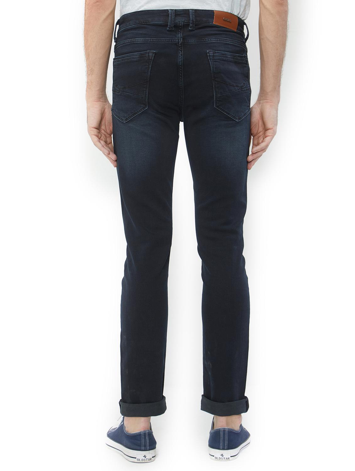 blue cotton washed jeans - 15734540 - Zoom Image - 3