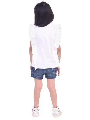 white cotton top - 15734615 - Standard Image - 3