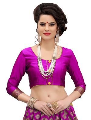 half & half zari banarasi saree with blouse - 15734895 - Standard Image - 3