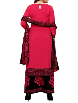 Printed unstitched palazzo suit - 15734936 - Standard Image - 3